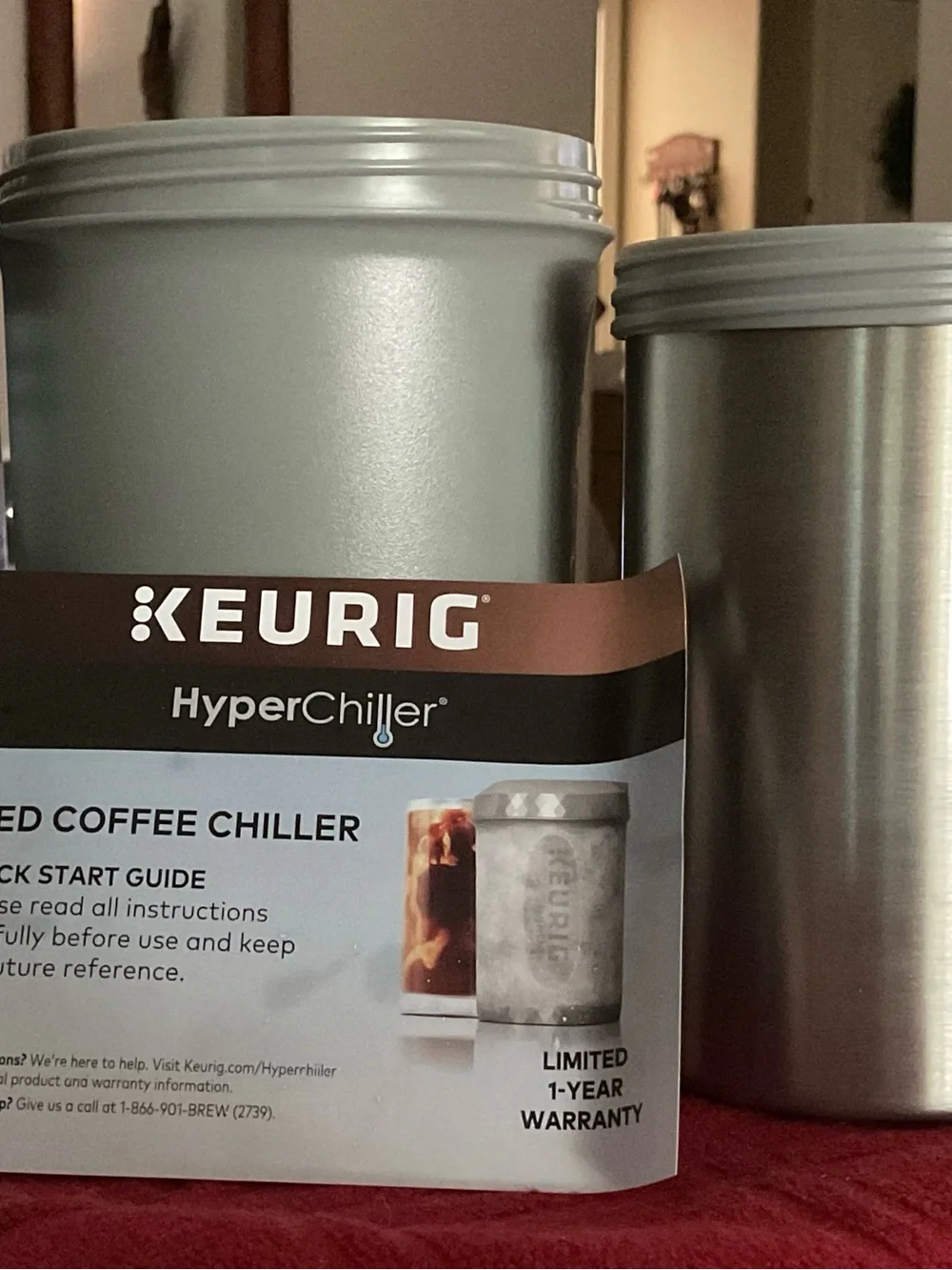 NEW Keurig HyperChiller Rapid Coffee Chiller - Light Gray